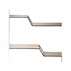 Benzara 5-Tier Wood/Metal Hanging Shelf, 15.75", Brown/Black (BM272857) 9 Benzara 5-Tier Wood/Metal Hanging Shelf, 15.75", Brown/Black (BM272857) -Outlet Shelving for Your Workspace Store unnamed file 142