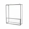 Benzara Metal/Glass Hanging Shelf, 8", Gray/Clear (BM223189) 1 Benzara Metal/Glass Hanging Shelf, 8", Gray/Clear (BM223189) -Outlet Shelving for Your Workspace Store unnamed file 154