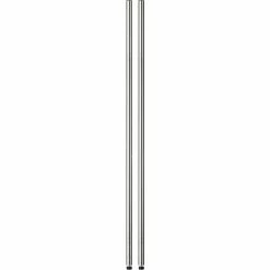 Honey-Can-Do 72" Pole With Leg Levelers, Chrome (SHFPOL2-C72)