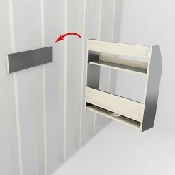 Prepac 2-Tier Floating Wine And Liquor Rack, Espresso (ESOW-0202-1) -Outlet Shelving for Your Workspace Store unnamed file 173