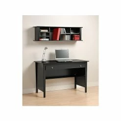 Prepac 4 Particle Board Hanging Shelves, 48"W, Black (BHD-1348) -Outlet Shelving for Your Workspace Store unnamed file 177