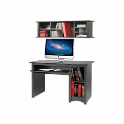 Prepac 4 Particle Board Hanging Shelves, 48"W, Black (BHD-1348) -Outlet Shelving for Your Workspace Store unnamed file 178