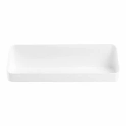 Poppin Polystyrene Mounted Wall Shelf, 12.5", White (105098)