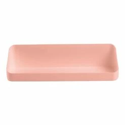 Poppin Polystyrene Mounted Wall Shelf, 12.5", Blush (105095)