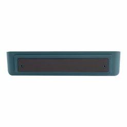 Poppin Polystyrene Mounted Wall Shelf, 12.5", Slate Blue (105097) -Outlet Shelving for Your Workspace Store unnamed file 204