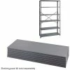 Safco Industrial Metal Stand Alone, 48.03", Gray (6253) -Outlet Shelving for Your Workspace Store unnamed file 22