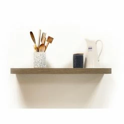 Eden Grove MDF Mounted Wall Shelf, 24", Rustic Wood (9602046E) -Outlet Shelving for Your Workspace Store unnamed file 233