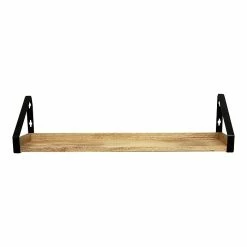 Eden Grove Shelving Wood Mounted Ledge, 24", Walnut (9602108E)