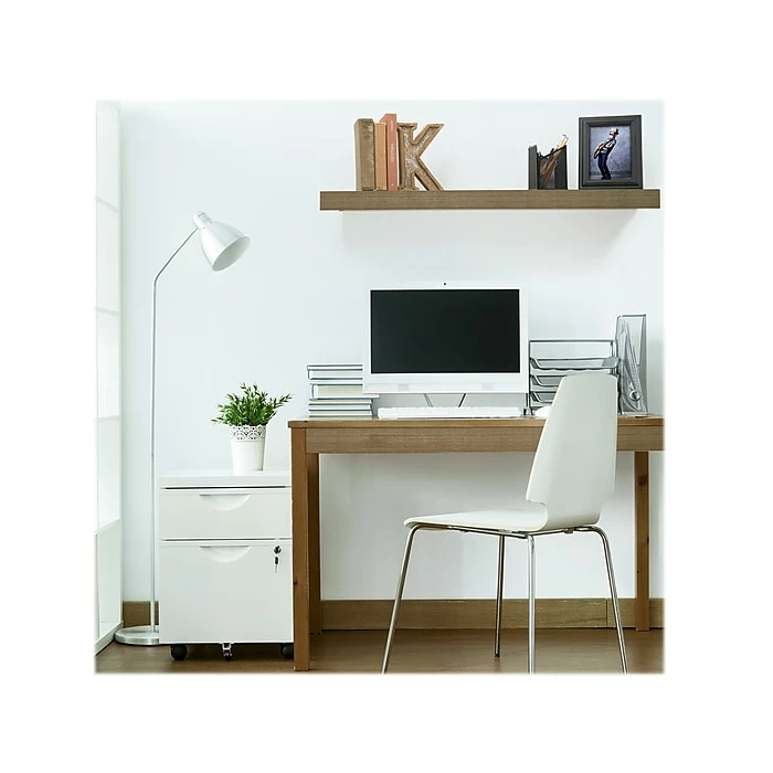 Eden Grove Mixed Materials Mounted Wall Shelf, 48", Gray Oak (9602042E) 5 Eden Grove Mixed Materials Mounted Wall Shelf, 48", Gray Oak (9602042E) - Image 3