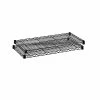 Safco Industrial 2-Shelf Metal Extra Shelf, 36", Black (5287BL)