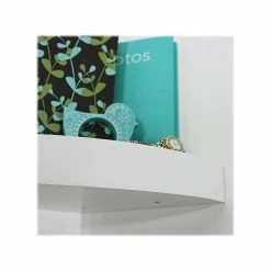 Eden Grove Wood Mounted Wall Shelf, 11.8", White (0191806) -Outlet Shelving for Your Workspace Store unnamed file 257