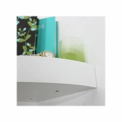 Eden Grove Wood Mounted Wall Shelf, 11.8", White (0191806) -Outlet Shelving for Your Workspace Store unnamed file 258