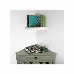 Eden Grove Wood Mounted Wall Shelf, 11.8", White (0191806) -Outlet Shelving for Your Workspace Store unnamed file 259