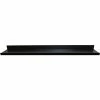 Eden Grove MDF Wall Mounted Shelf, 48", Black (9602060E)