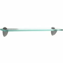 Eden Grove Glass Mounted Wall Shelf, 18", Clear (191832)