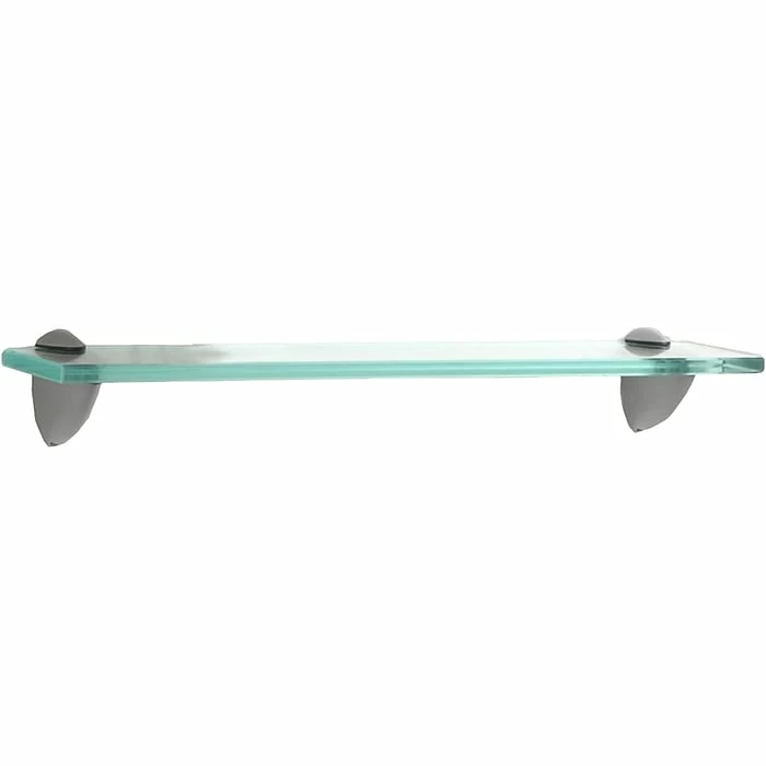 Eden Grove Glass Mounted Wall Shelf, 18", Clear (191832) 3 Eden Grove Glass Mounted Wall Shelf, 18", Clear (191832)