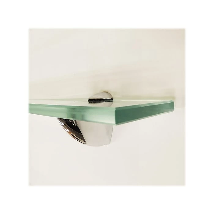 Eden Grove Glass Mounted Wall Shelf, 18", Clear (191832) 4 Eden Grove Glass Mounted Wall Shelf, 18", Clear (191832) - Image 2