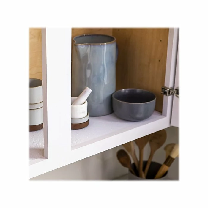 Duck EasyLiner With Clorox Plastic Shelf Liner, 20", White (284380) 5 Duck EasyLiner With Clorox Plastic Shelf Liner, 20", White (284380) - Image 4