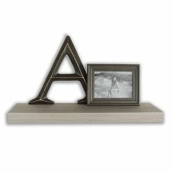 Eden Grove Floating Single Wall Shelf, 24"W, Driftwood (0191903)