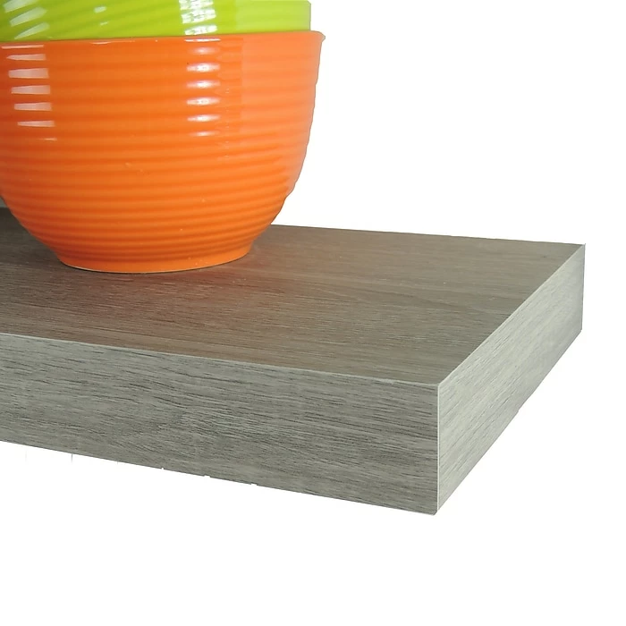 Eden Grove Floating Single Wall Shelf, 24"W, Driftwood (0191903) 3 Eden Grove Floating Single Wall Shelf, 24"W, Driftwood (0191903) - Image 2