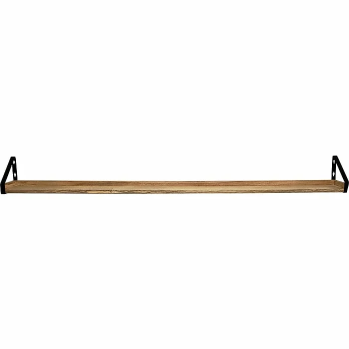 Eden Grove Shelving Wood Mounted Ledge, 60", Walnut (9602113E) 3 Eden Grove Shelving Wood Mounted Ledge, 60", Walnut (9602113E)