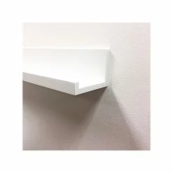 Eden Grove MDF Wall Mounted Shelf, 48", White (9602056E) -Outlet Shelving for Your Workspace Store unnamed file 334