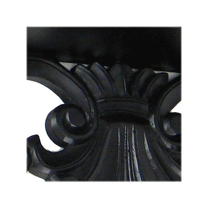 Benzara Plywood Mounted Shelf, 24", Black (BM210441) 4 Benzara Plywood Mounted Shelf, 24", Black (BM210441) - Image 2