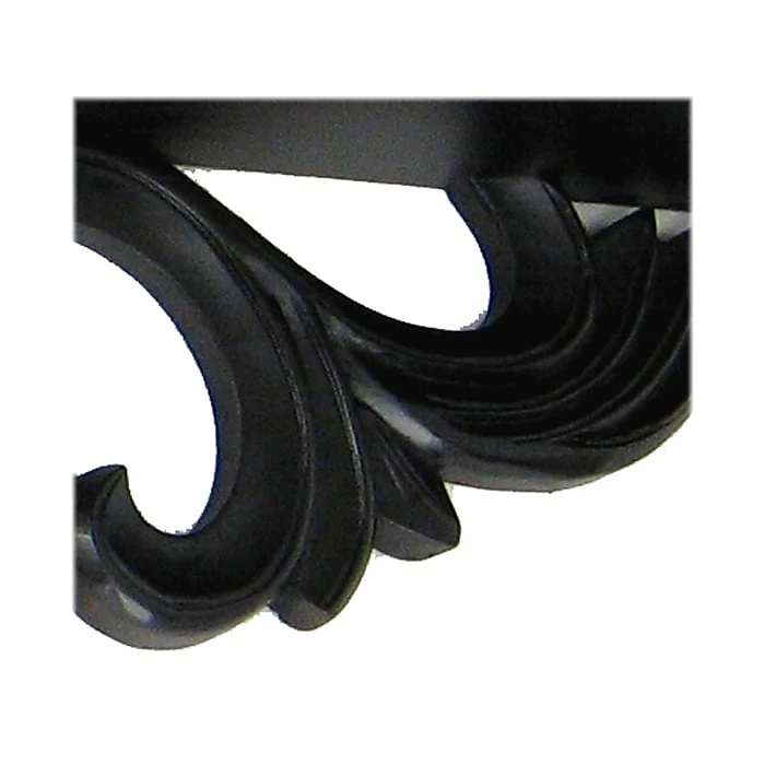 Benzara Plywood Mounted Shelf, 24", Black (BM210441) 5 Benzara Plywood Mounted Shelf, 24", Black (BM210441) - Image 3