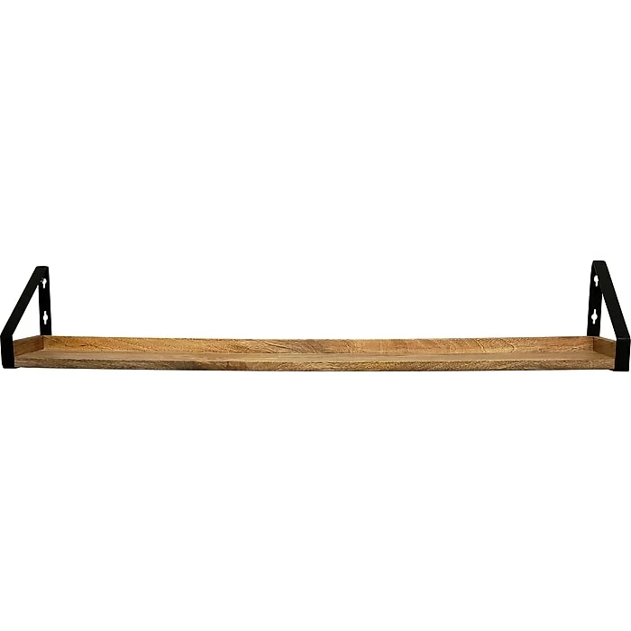 Eden Grove Shelving Wood Mounted Ledge, 36", Walnut (9602110E) 3 Eden Grove Shelving Wood Mounted Ledge, 36", Walnut (9602110E)
