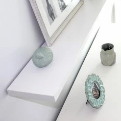 Eden Grove Square Edge Single Wall Shelf, 36"W, White (0191408) -Outlet Shelving for Your Workspace Store unnamed file 37