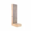 Benzara Reclaimed Wood Mounted L-Shape Shelf, 7.25", Natural Brown (BM209782)