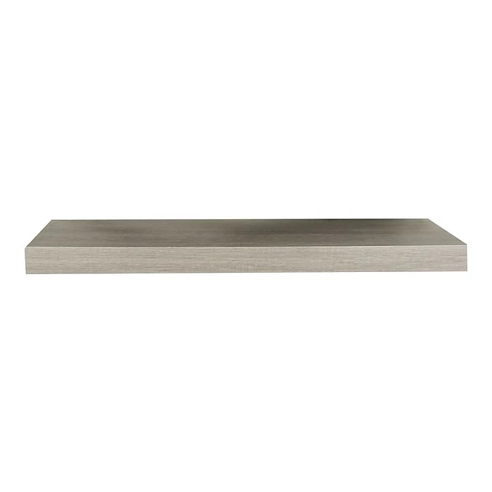 InPlace Shelving MDF Mounted Shelf, 24"W, Driftwood (0191903) 3 InPlace Shelving MDF Mounted Shelf, 24"W, Driftwood (0191903)
