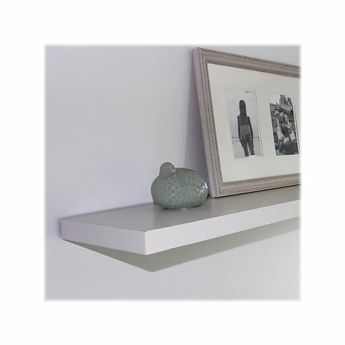 InPlace Shelving MDF Mounted Shelf, 36", White (0191408) 4 InPlace Shelving MDF Mounted Shelf, 36", White (0191408) - Image 2