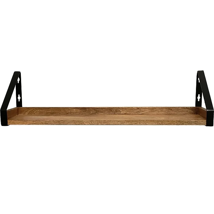 Eden Grove Shelving Wood Mounted Ledge, 24", Mango (9602102E) 3 Eden Grove Shelving Wood Mounted Ledge, 24", Mango (9602102E)