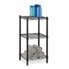 Honey-Can-Do Small 3-Tier Adjustable Storage Shelving Unit, 15"W, Black (SHF-09209) -Outlet Shelving for Your Workspace Store unnamed file 467