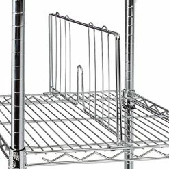 Honey-Can-Do Rolling Closet With Garment Bar And Shelves, 18"W, Chrome (SHF-01567) -Outlet Shelving for Your Workspace Store unnamed file 498