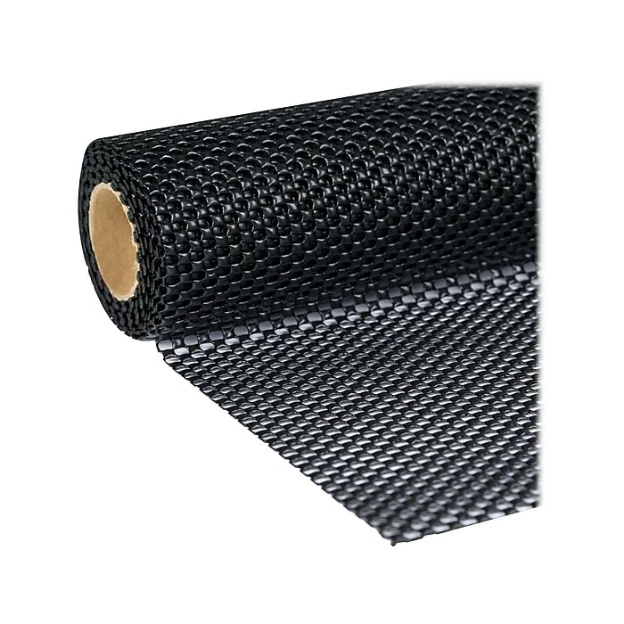 Duck Super Grip EasyLiner With Clorox Plastic Shelf Liner, 20", Black (284150) 4 Duck Super Grip EasyLiner With Clorox Plastic Shelf Liner, 20", Black (284150) - Image 2