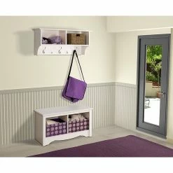 Prepac™ Wide Hanging Entryway Shelf, 36" X 11.5", White (WEC-3616) -Outlet Shelving for Your Workspace Store unnamed file 524