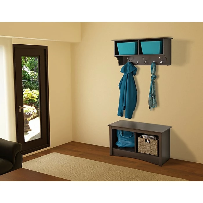 Prepac™ Wide Hanging Entryway Shelf, 36" X 11.5", Espresso (EEC-3616) 5 Prepac™ Wide Hanging Entryway Shelf, 36" X 11.5", Espresso (EEC-3616) - Image 3