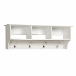 Prepac™ Sonoma Entryway Cubbie Shelf, 48" X 11.5", White -Outlet Shelving for Your Workspace Store unnamed file 558