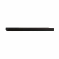 Eden Grove Square Edge Single Wall Shelf, 36"W, Black ( 0191402) -Outlet Shelving for Your Workspace Store unnamed file 57