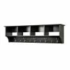 Prepac™ Wide Hanging Entryway Shelf, 60" X 11.5", Black