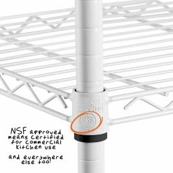 Honey-Can-Do 4-Tier Heavy-Duty Adjustable Shelving Unit With 250-lb Weight Capacity, 14"W, White (SHF-09440) 15 Honey-Can-Do 4-Tier Heavy-Duty Adjustable Shelving Unit With 250-lb Weight Capacity, 14"W, White (SHF-09440) -Outlet Shelving for Your Workspace Store unnamed file 611