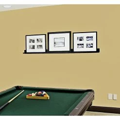 Eden Grove Single Wall Shelf, 24"W, Black (0191358) -Outlet Shelving for Your Workspace Store unnamed file 63