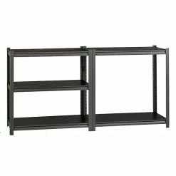 Iron Horse 3200 Concealed Rivet 5-Shelf Metal Stand Alone Shelving Unit, 36" W, Gray (20996) -Outlet Shelving for Your Workspace Store unnamed file 631