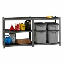Iron Horse 3200 Concealed Rivet 5-Shelf Metal Stand Alone Shelving Unit, 36" W, Gray (20996) -Outlet Shelving for Your Workspace Store unnamed file 632