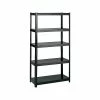 Safco 4-Shelf Powder-Coated Steel Stand Alone, 36", Black (5247BL) -Outlet Shelving for Your Workspace Store unnamed file 633