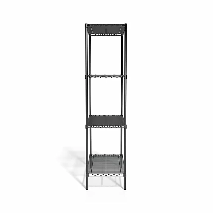 Coastwide Professional™ 4-Shelf Wire Unit, 36"W, Black (CW25470) 4 Coastwide Professional™ 4-Shelf Wire Unit, 36"W, Black (CW25470) - Image 3
