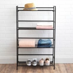 Advantus FlipShelf 4-Shelf Metal Unit, 26.5"W, Black (37996/37634) -Outlet Shelving for Your Workspace Store unnamed file 643