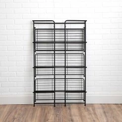 Advantus FlipShelf 4-Shelf Metal Unit, 26.5"W, Black (37996/37634) -Outlet Shelving for Your Workspace Store unnamed file 645